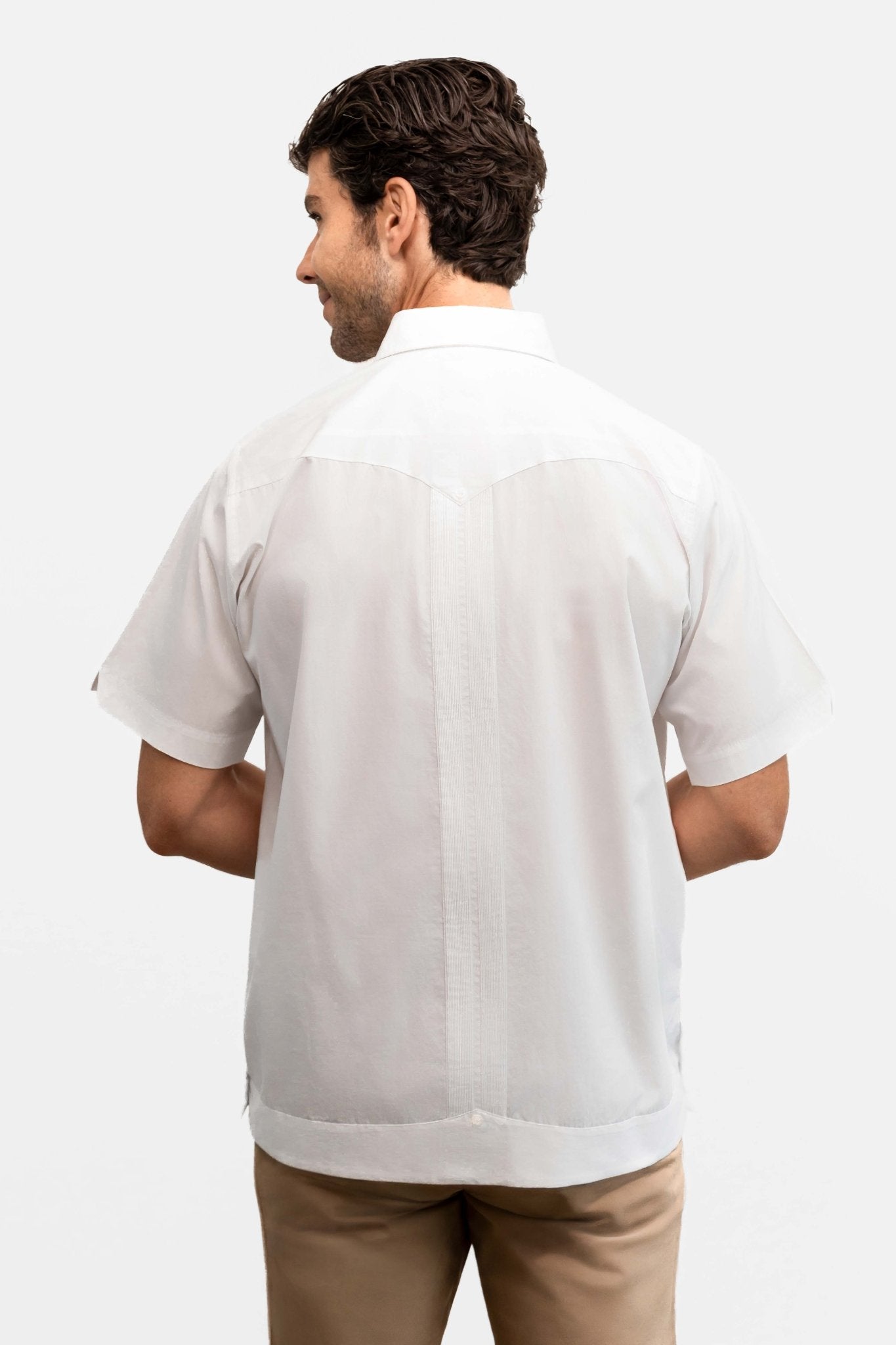 Manchester Guayabera Lisa Algodón y Poliéster - Manchester