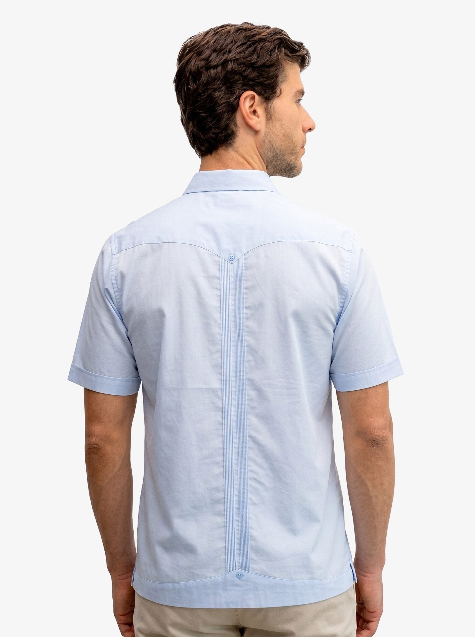 Manchester Guayabera Lisa Algodón y Poliéster - Manchester