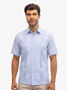 Manchester Guayabera Lisa Algodón y Poliéster - Manchester