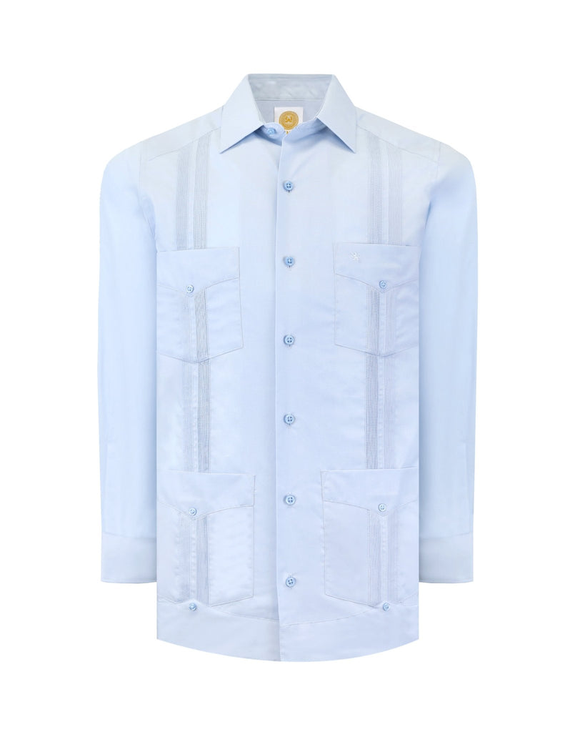 Manchester Guayabera Lisa Algodón y Poliéster - Manchester