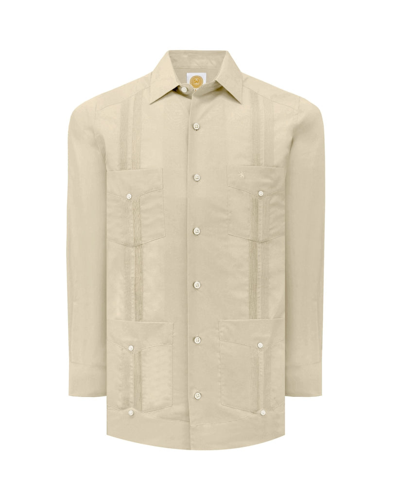 Manchester Guayabera Lisa Algodón y Poliéster - Manchester