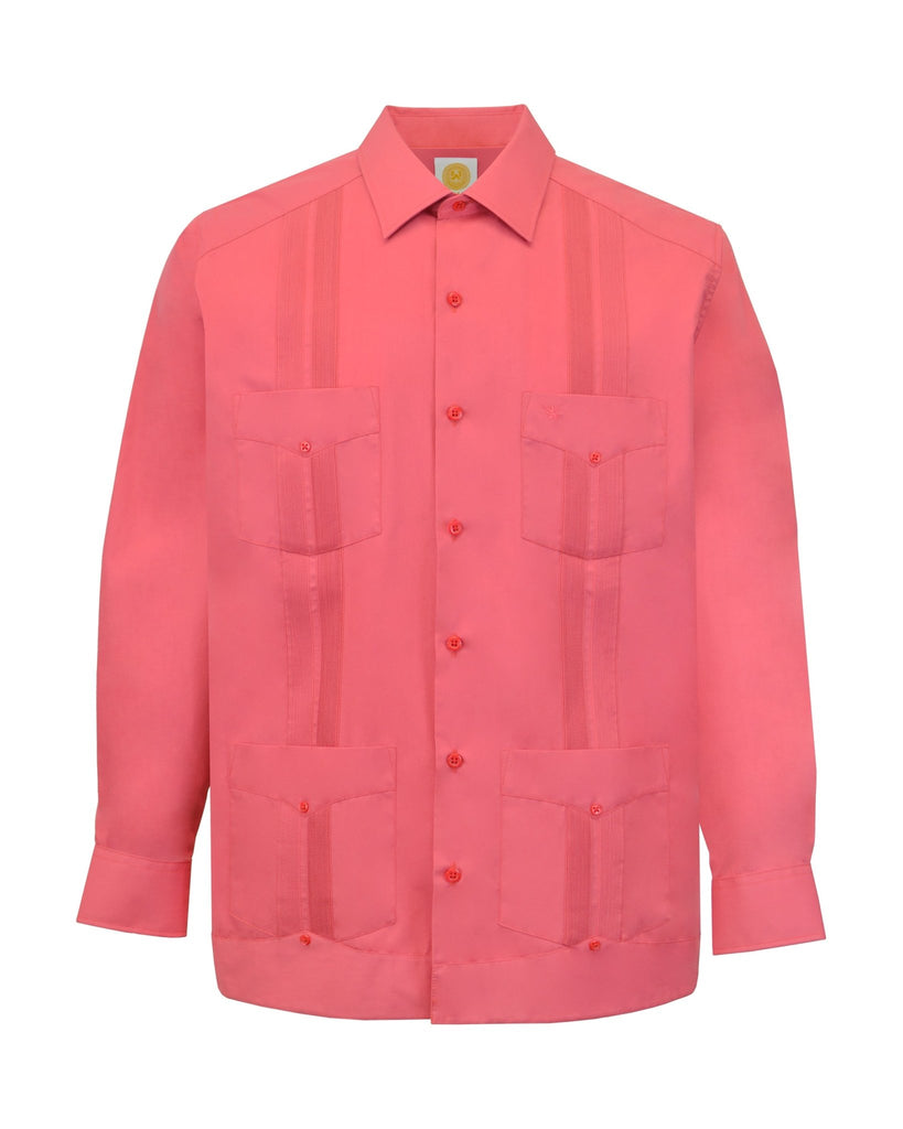 Manchester Guayabera Lisa Algodón y Poliéster - Manchester