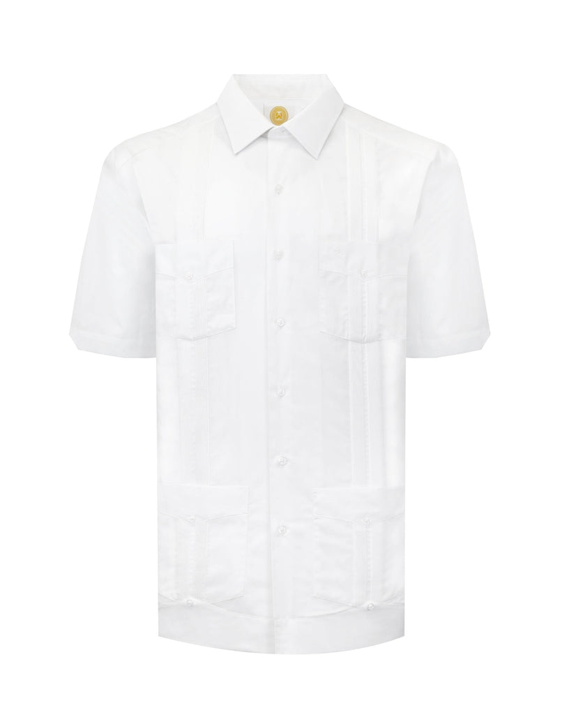 Manchester Guayabera Lisa Algodón y Poliéster - Manchester