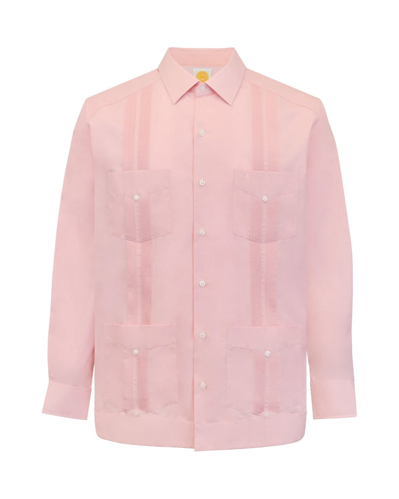 Manchester Guayabera Lisa Algodón y Poliéster - Manchester