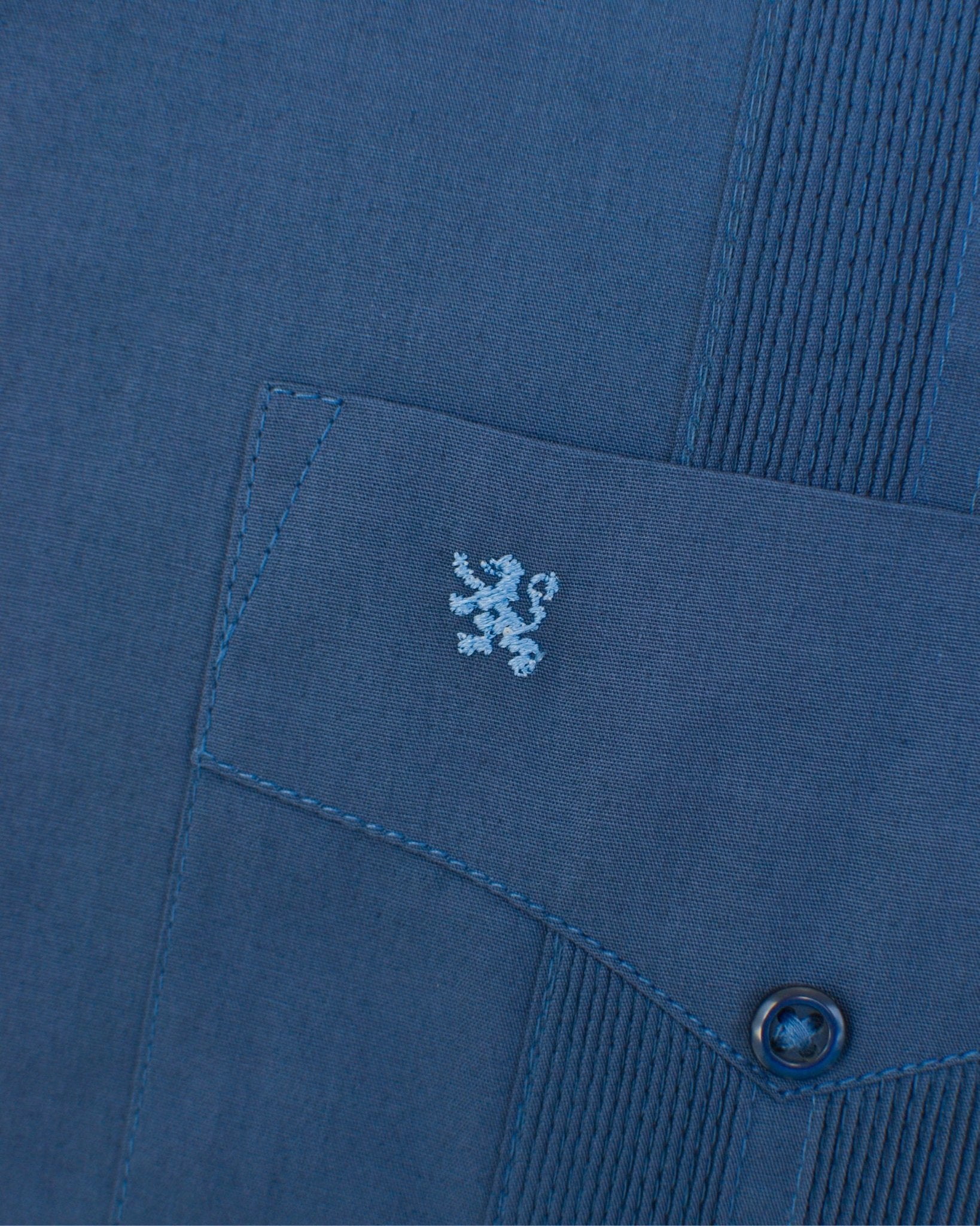 Manchester Guayabera Lisa Algodón y Poliéster - Manchester