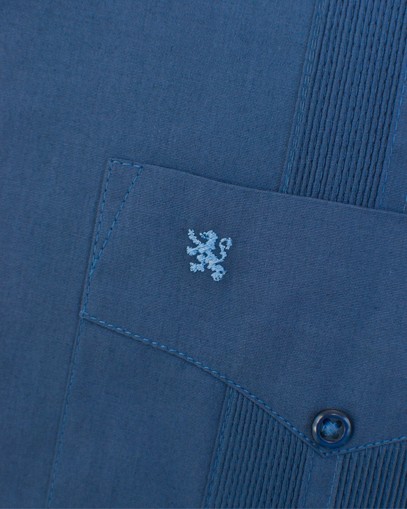 Manchester Guayabera Lisa Algodón y Poliéster - Manchester