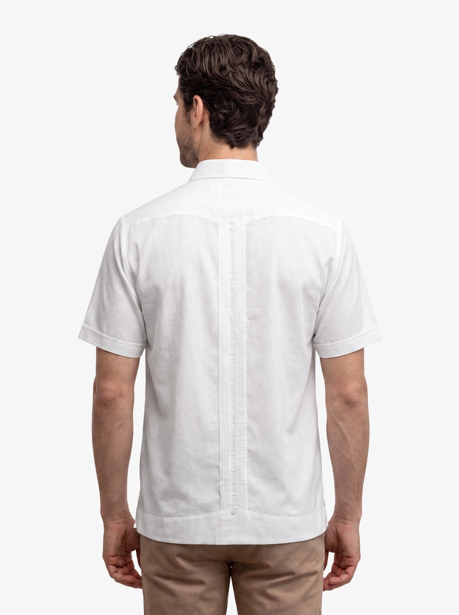 Manchester Guayabera Lisa Algodón y Poliéster - Manchester