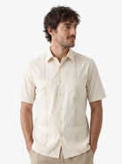 Manchester Guayabera Lisa Algodón y Poliéster - Manchester
