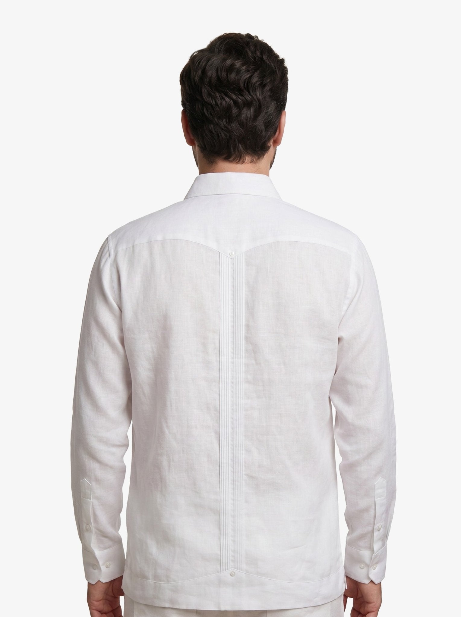 Manchester Guayabera Lisa Big and Tall Algodón y Poliéster - Manchester