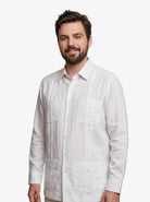Manchester Guayabera Lisa Big and Tall Algodón y Poliéster - Manchester