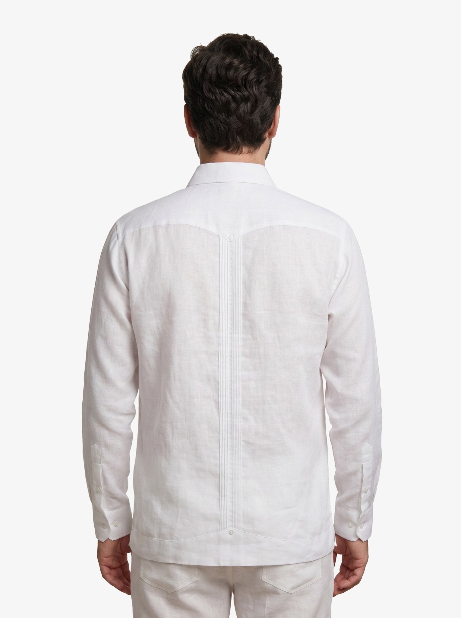 Manchester Guayabera Lisa Big and Tall Algodón y Poliéster - Manchester