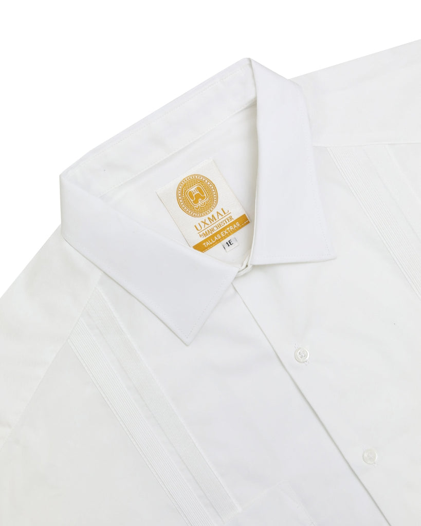 Manchester Guayabera Lisa Big and Tall Algodón y Poliéster - Manchester