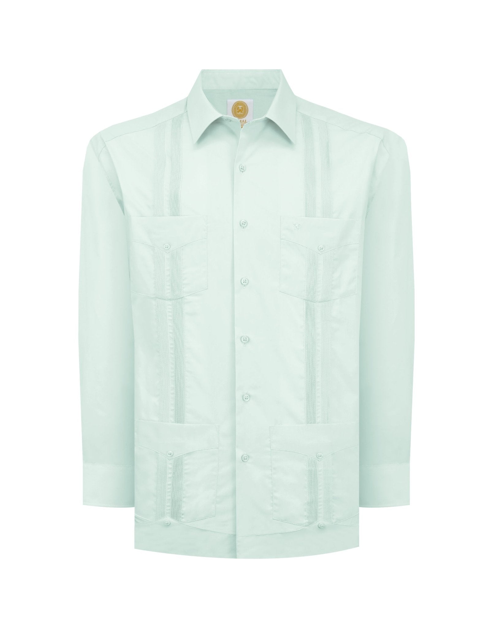 Manchester Guayabera Lisa Big and Tall Algodón y Poliéster - Manchester