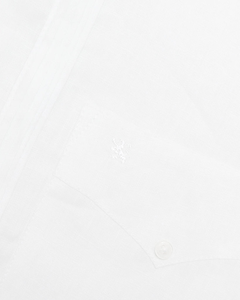 Manchester Guayabera Lisa con Puño Convertible de Lino - Manchester