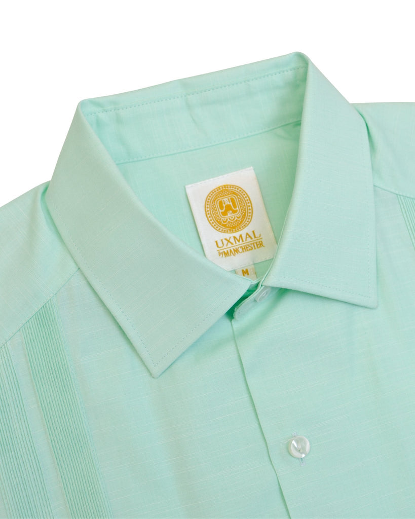 Manchester Guayabera Lisa Poliéster y Algodón - Manchester