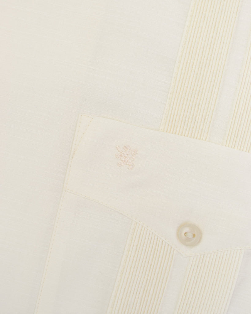 Manchester Guayabera Lisa Poliéster y Algodón - Manchester