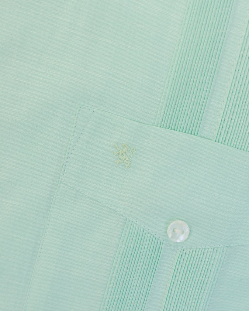 Manchester Guayabera Lisa Poliéster y Algodón - Manchester