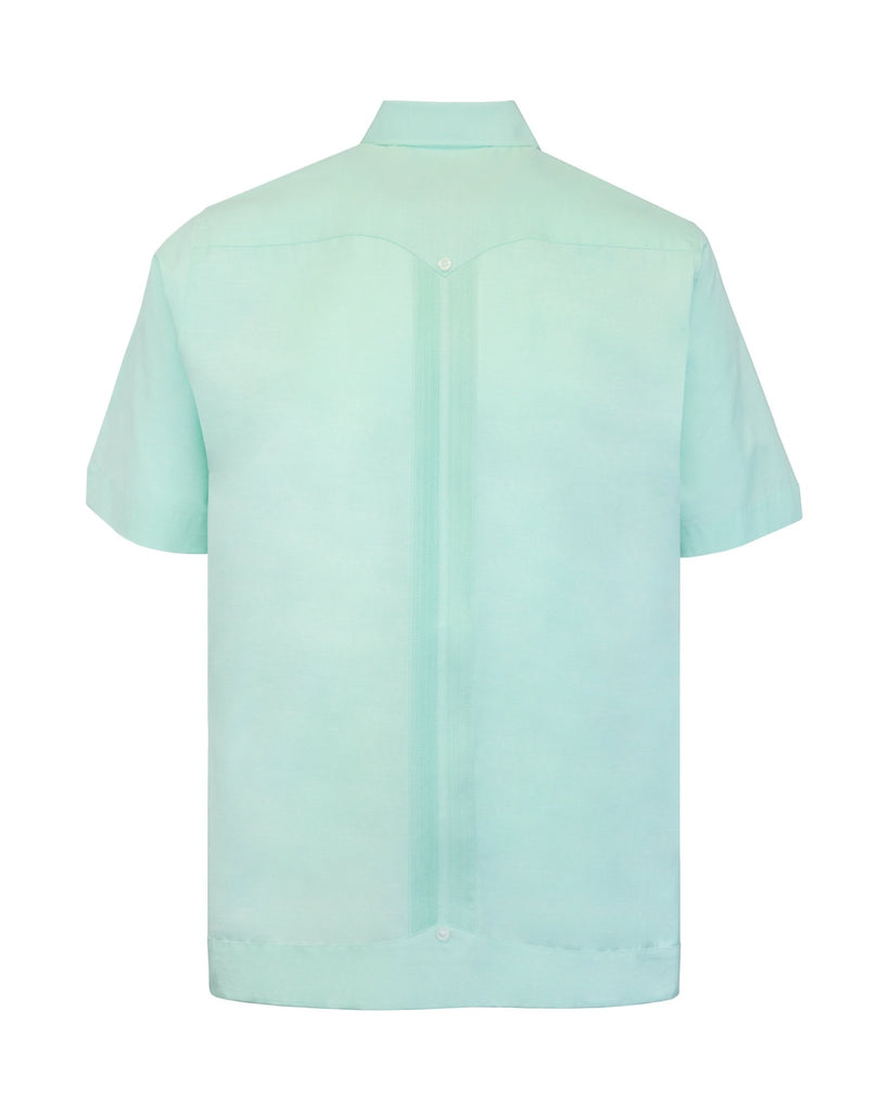 Manchester Guayabera Lisa Poliéster y Algodón - Manchester