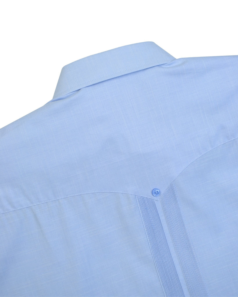 Manchester Guayabera Lisa Poliéster y Algodón - Manchester