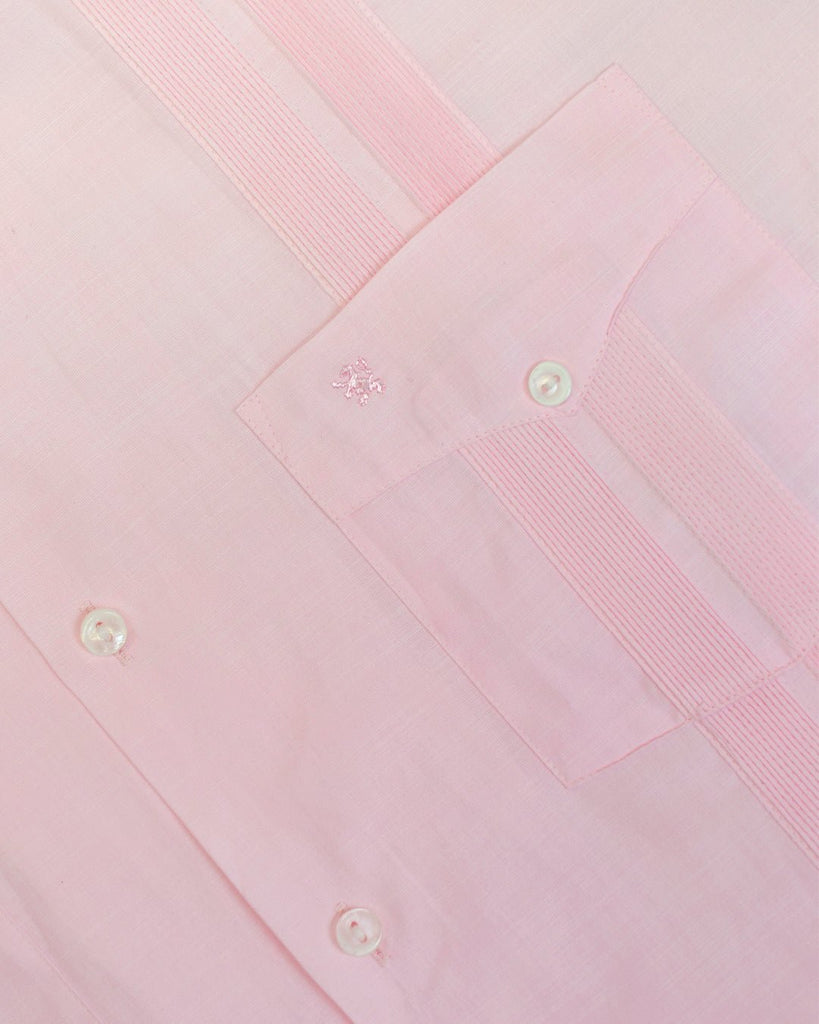 Manchester Guayabera Lisa Poliéster y Algodón - Manchester