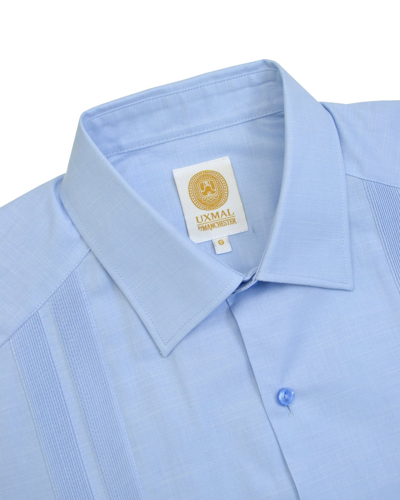 Manchester Guayabera Lisa Poliéster y Algodón - Manchester