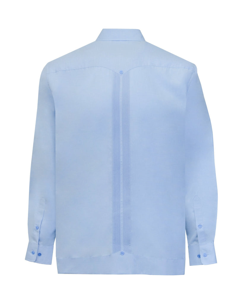 Manchester Guayabera Lisa Poliéster y Algodón - Manchester