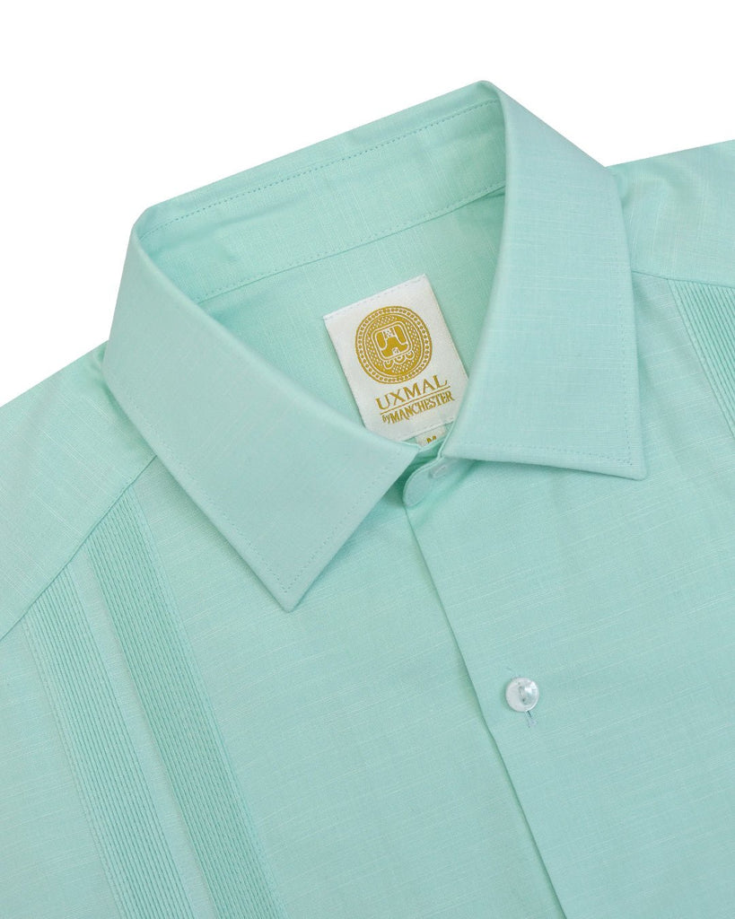 Manchester Guayabera Lisa Poliéster y Algodón - Manchester