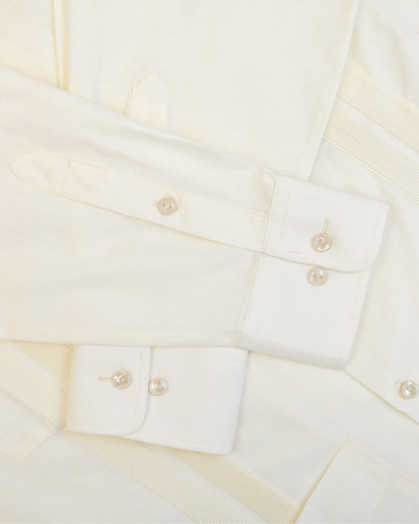 Manchester Guayabera Lisa Poliéster y Algodón - Manchester