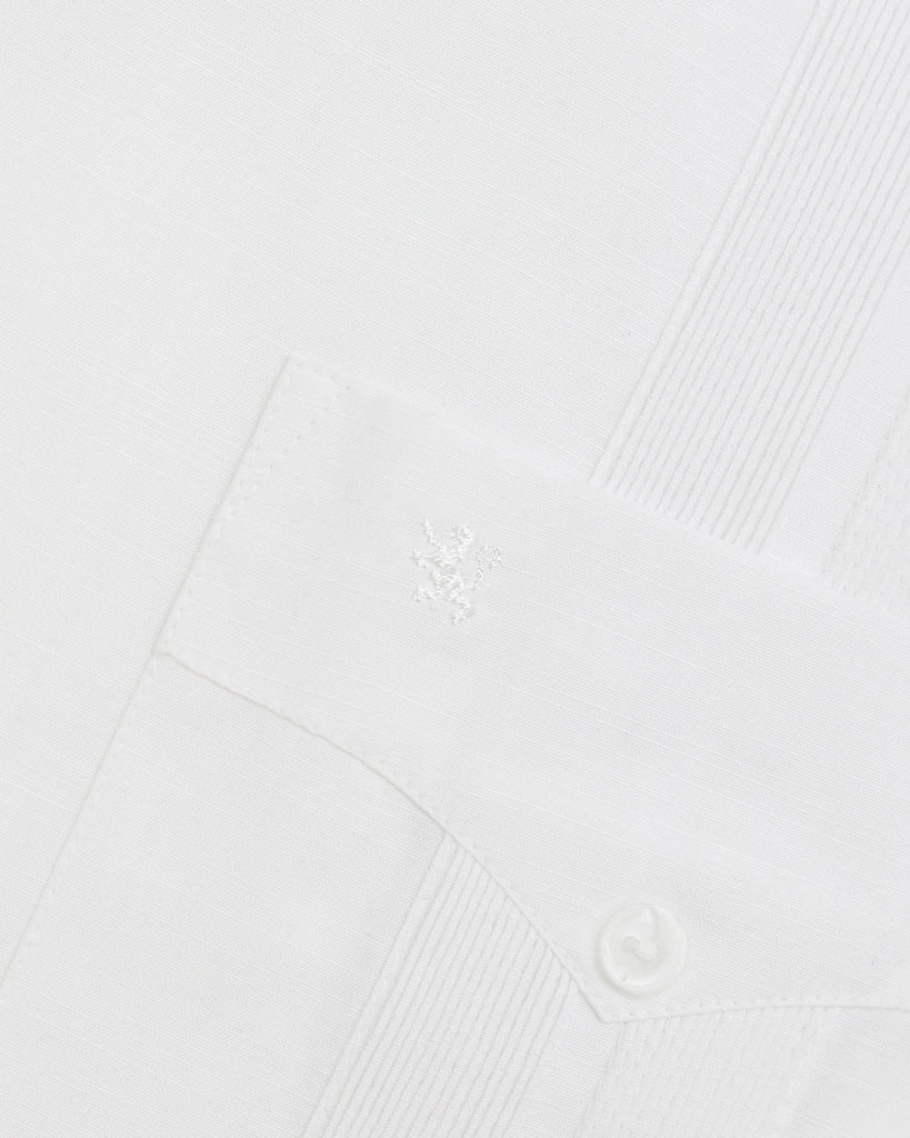 Manchester Guayabera Lisa Poliéster y Algodón - Manchester