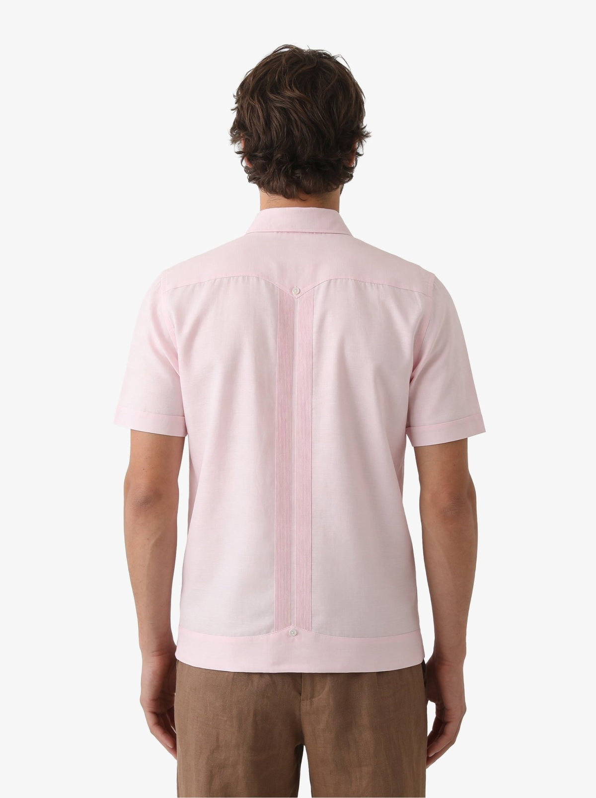 Manchester Guayabera Lisa Poliéster y Algodón - Manchester