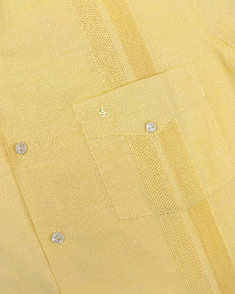 Manchester Guayabera Lisa Poliéster y Algodón - Manchester