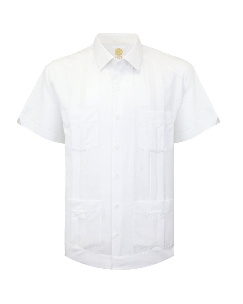 Manchester Guayabera Lisa Poliéster y Algodón - Manchester