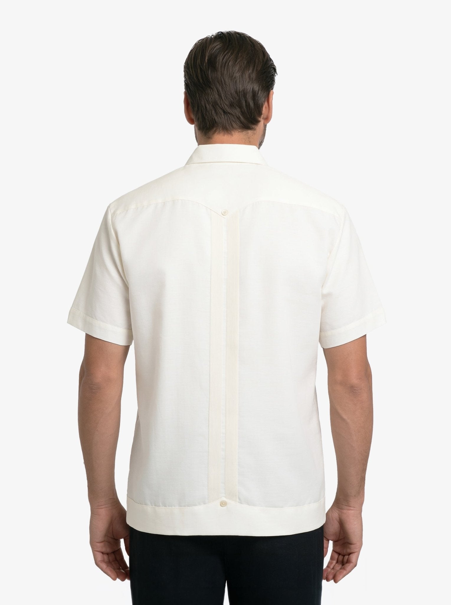 Manchester Guayabera Lisa Poliéster y Algodón - Manchester