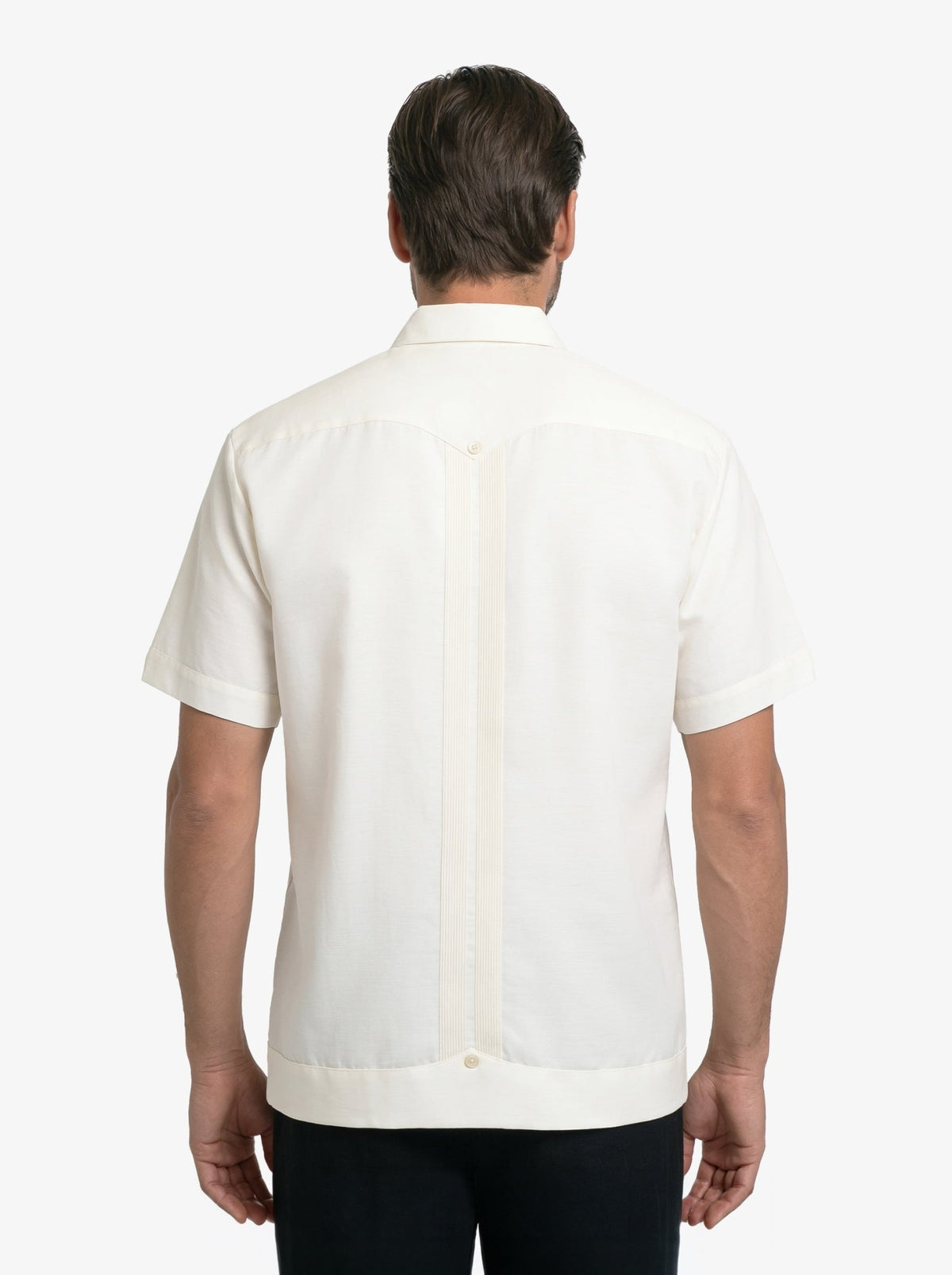 Manchester Guayabera Lisa Poliéster y Algodón - Manchester