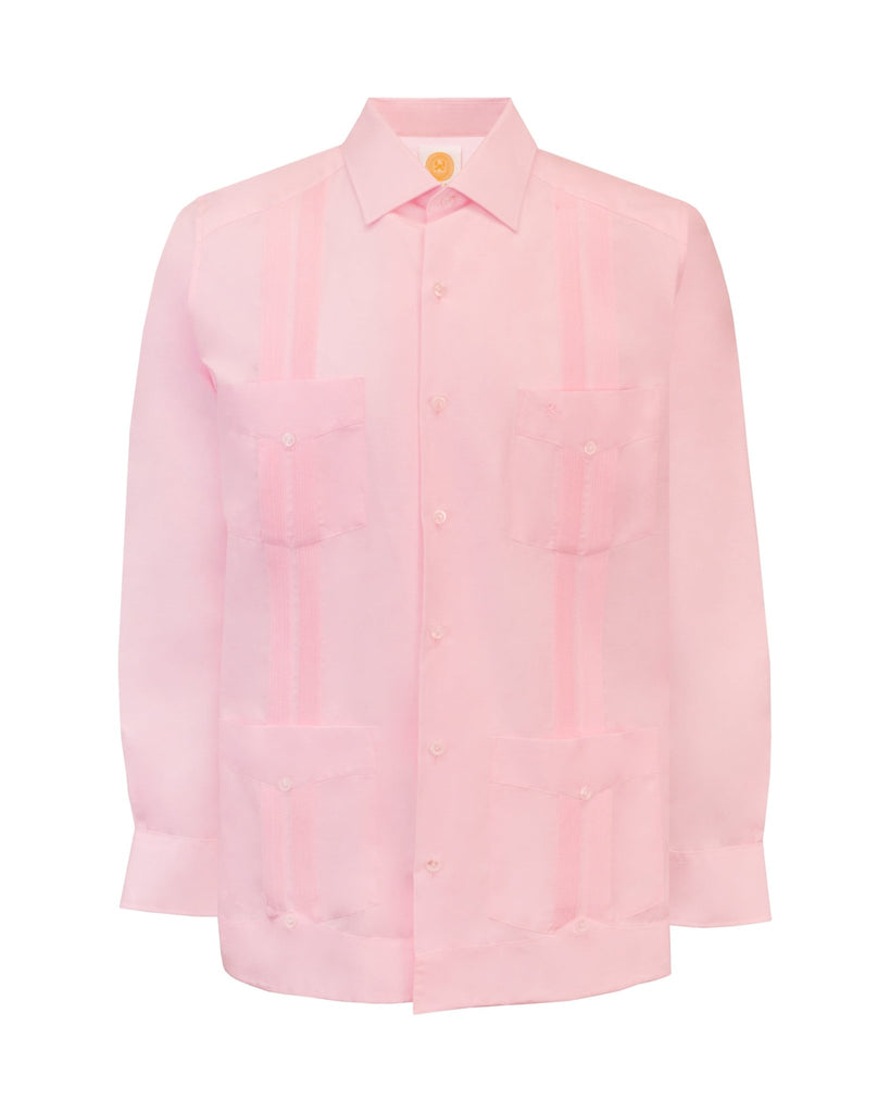 Manchester Guayabera Lisa Poliéster y Algodón - Manchester