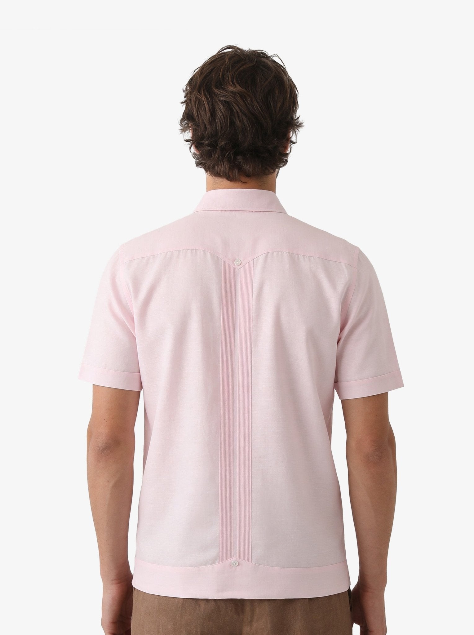 Manchester Guayabera Lisa Poliéster y Algodón - Manchester