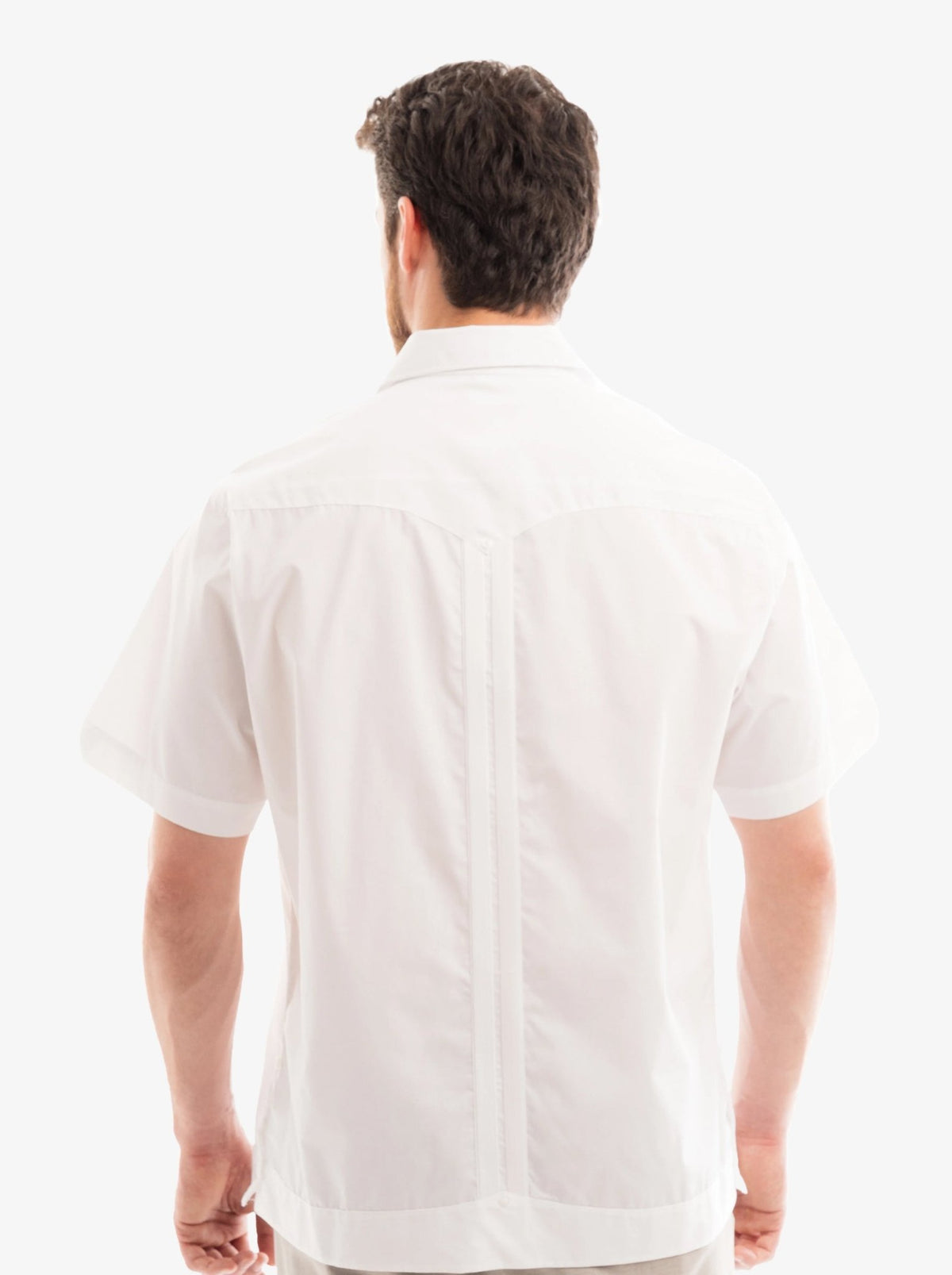 Manchester Guayabera Lisa Poliéster y Algodón - Manchester