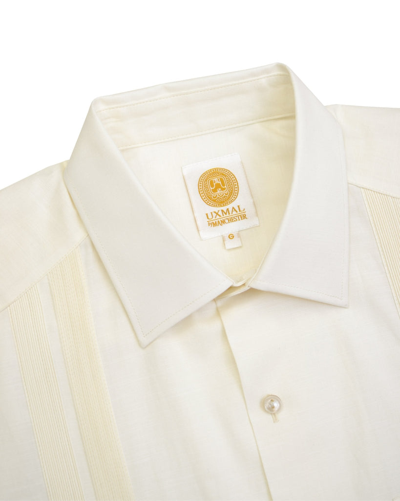 Manchester Guayabera Lisa Poliéster y Algodón - Manchester