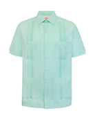 Manchester Guayabera Lisa Poliéster y Algodón - Manchester