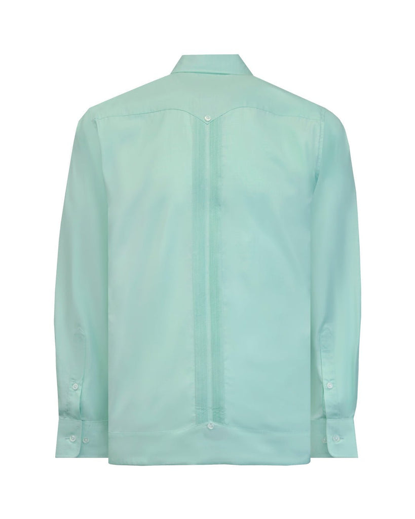 Manchester Guayabera Lisa Poliéster y Algodón - Manchester