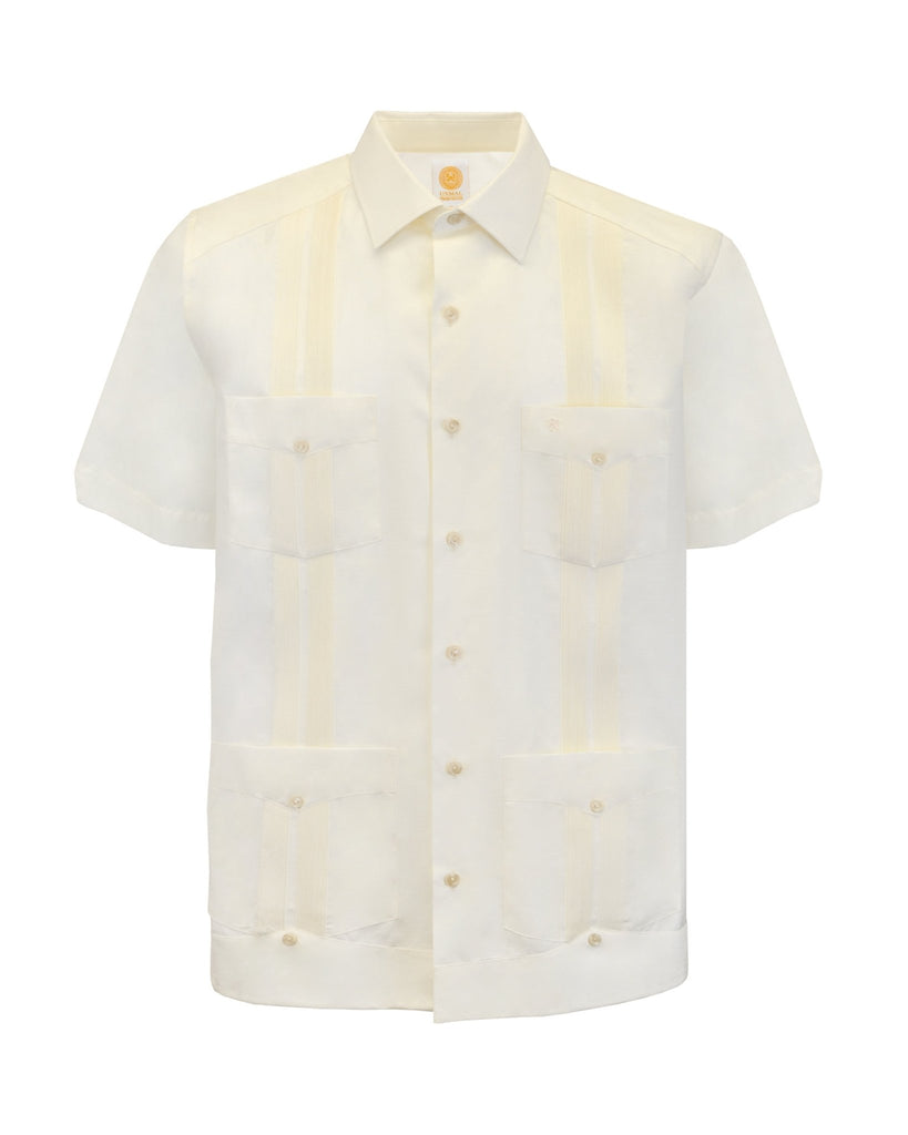 Manchester Guayabera Lisa Poliéster y Algodón - Manchester
