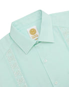 Manchester Guayabera Liso Algodón - Poliéster - Manchester