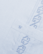 Manchester Guayabera Premium con Bordado Geométrico Elegante - Manchester