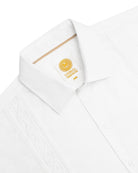 Manchester Guayabera Premium con Bordado Geométrico Elegante - Manchester