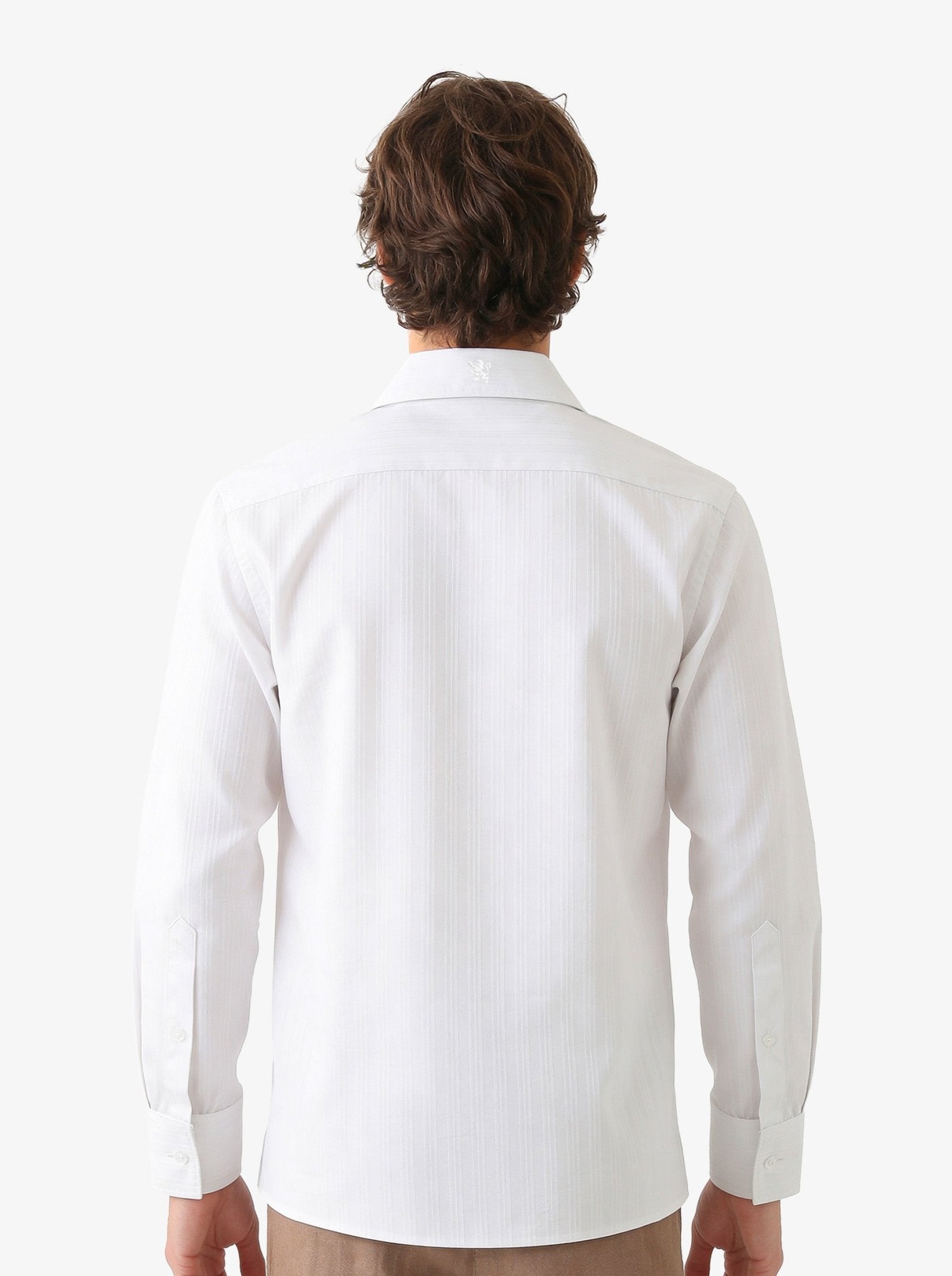 Manchester Guayabera Puño Convertible Alforzas Poliester-Algodón - Manchester