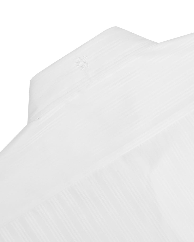 Manchester Guayabera Puño Convertible Alforzas Poliester - Algodón - Manchester