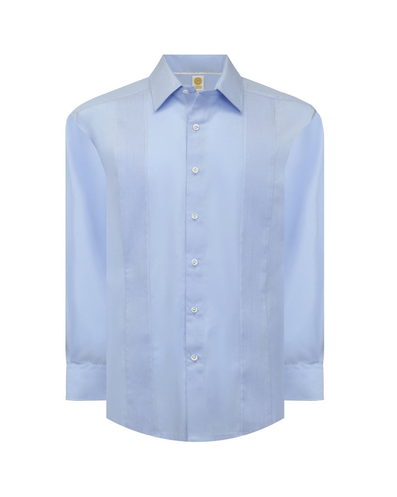 Manchester Guayabera sin Bolsas con Puño Convertible de Algodón y Poliéster - Manchester