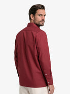 Manchester Guayabera sin Bolsas con Puño Convertible de Algodón y Poliéster - Manchester