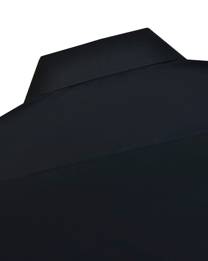 Manchester Guayabera sin Bolsas con Puño Convertible de Algodón y Poliéster - Manchester