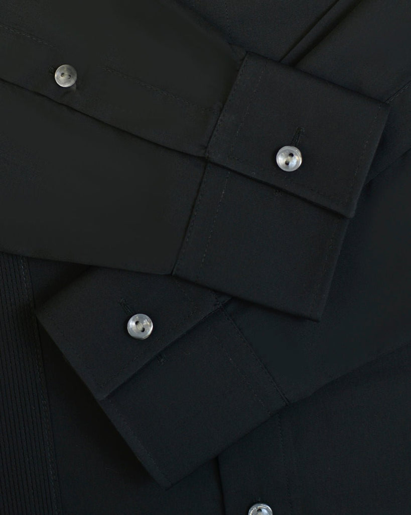 Manchester Guayabera sin Bolsas con Puño Convertible de Algodón y Poliéster - Manchester